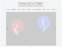 Tablet Screenshot of franckboutonnet.com